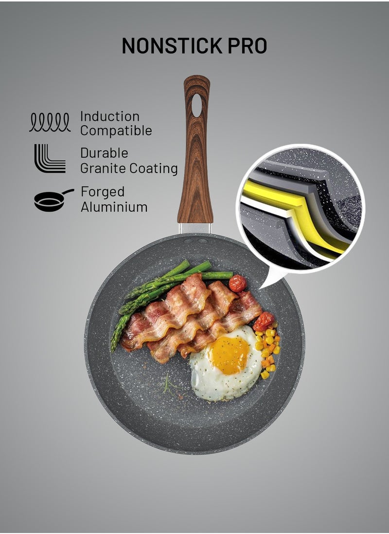 Chef Master 10 Piece Non stick Cookware Set With 5 Layer Granite