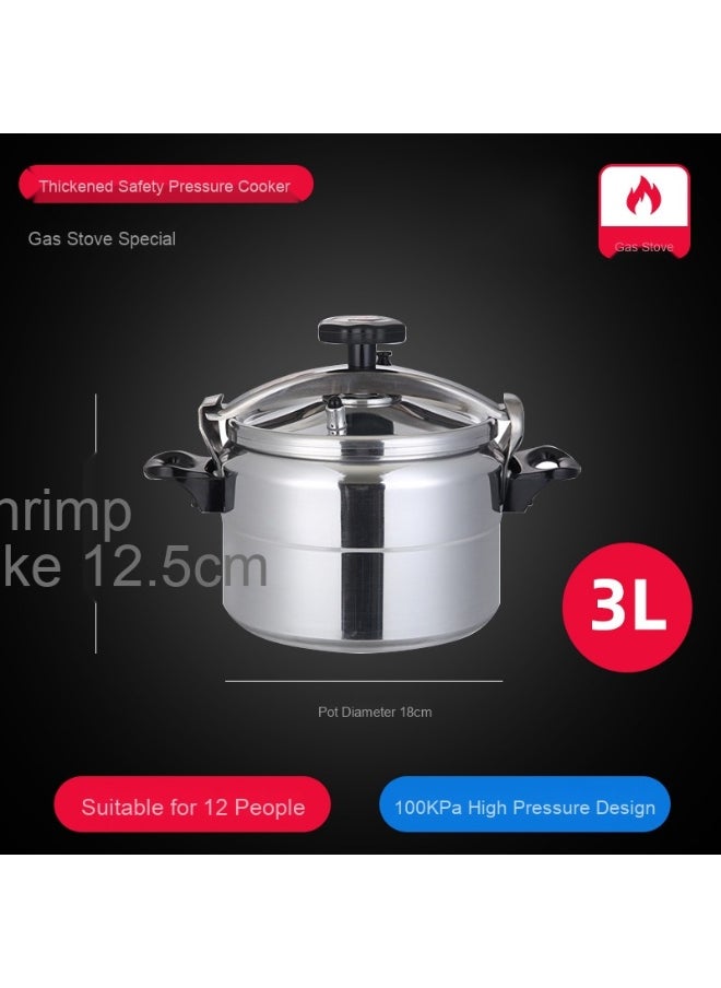 15Liters 15L Aluminium Pressure Cooker | Pressure Pot | Arabic Cooker | Silver |RE-609 Silver