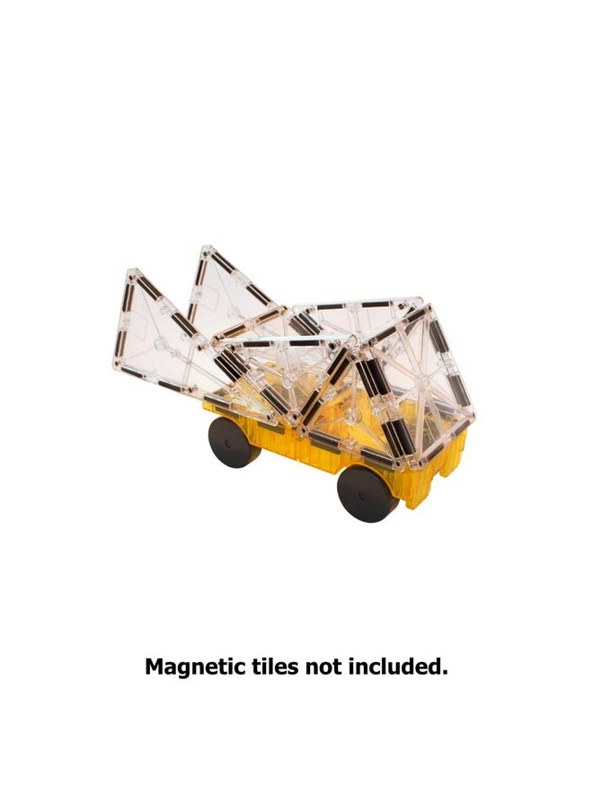 Cars - Green & Yellow 2-Piece Magnetic Construction Set, The Original Magnetic Building Brand