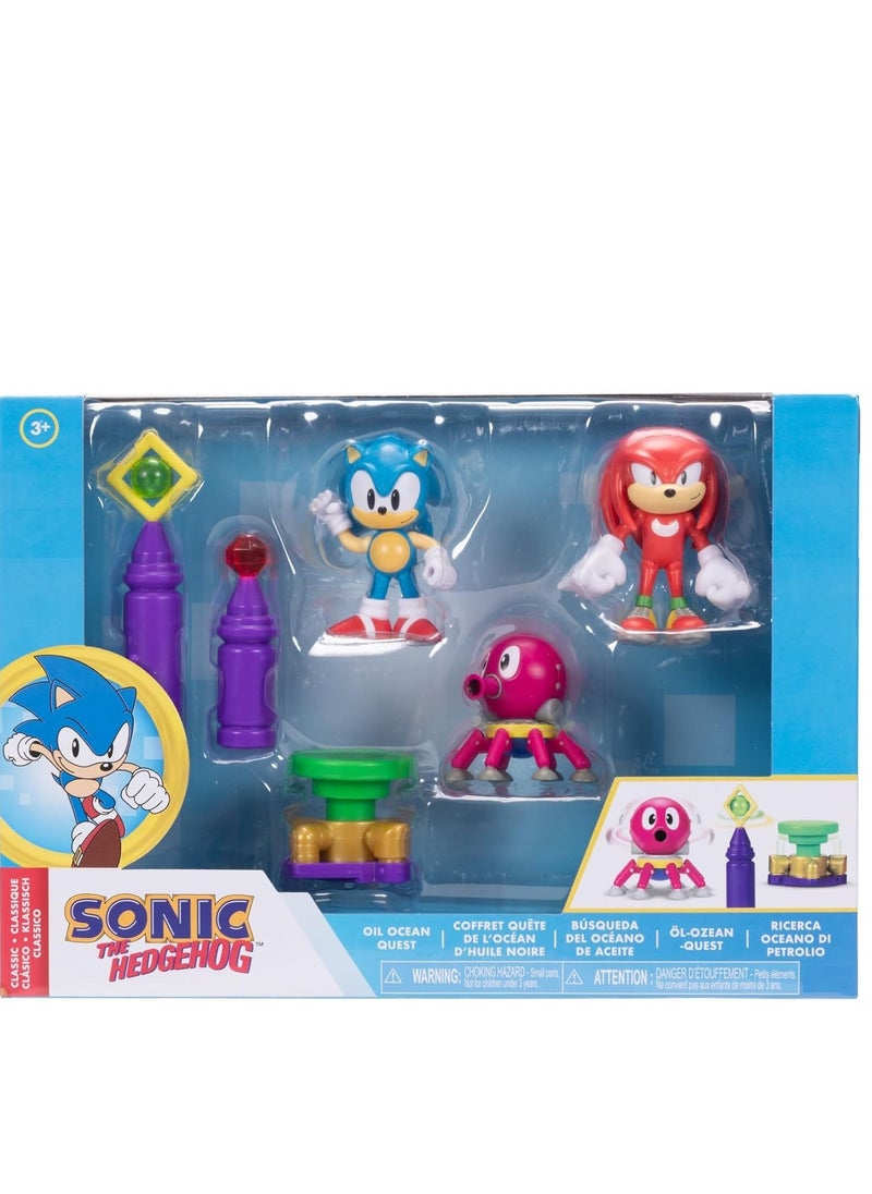 Sonic Fig Oil Ocean Quest Diorama Set