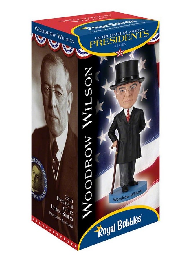 Woodrow Wilson Collectible Bobblehead Statue