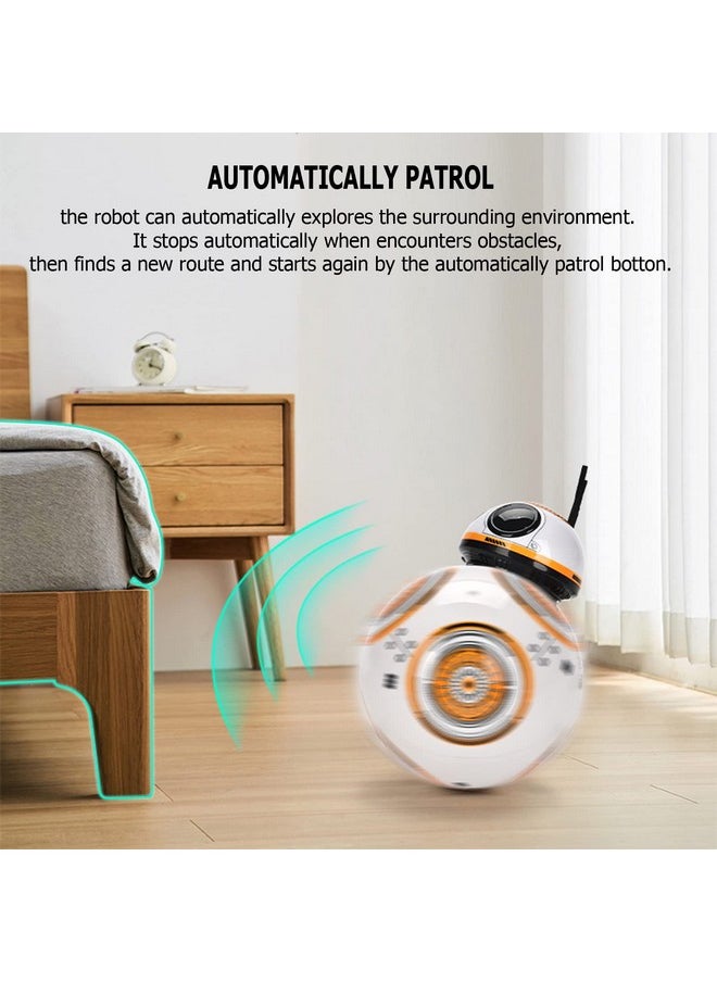 Jlhobby Bb-8 2.4Ghz Remote Control Charging Robot Toy - Action Figure With Sound, Intelligent Car For Kids