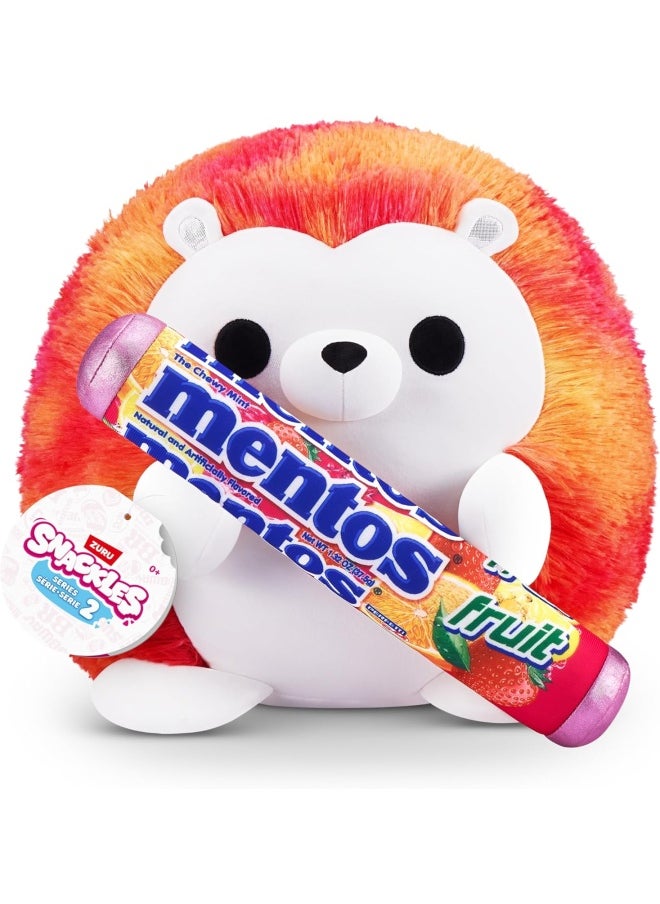 Snackles Series 2 Heidi the Hedgehog with Mentos Plush (40.64 cm)