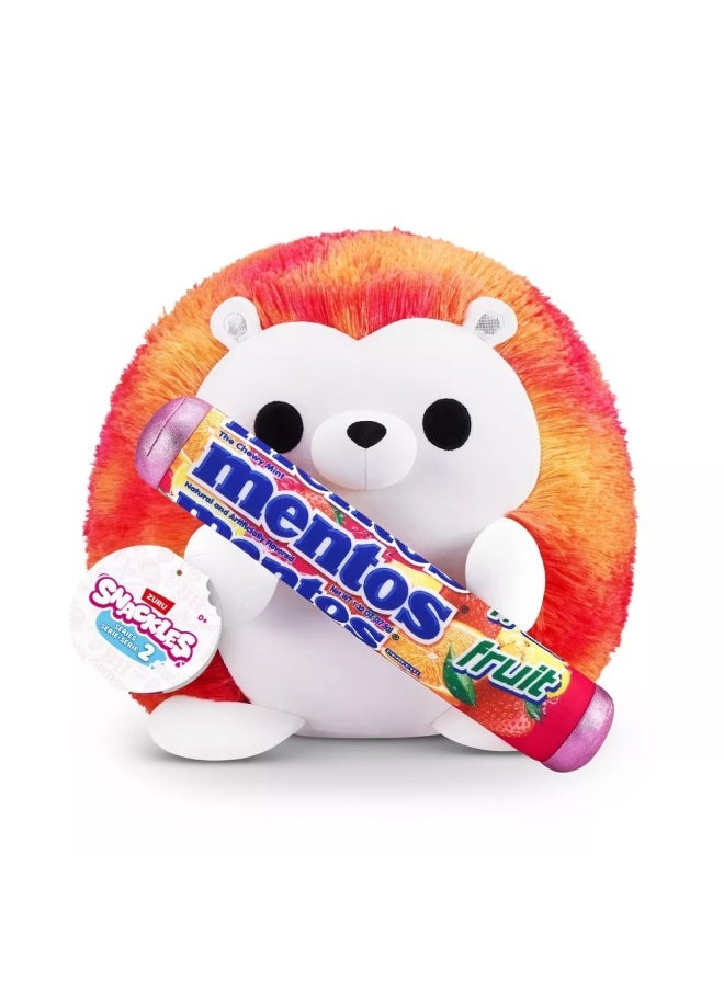 Snackles Series 2 Heidi the Hedgehog with Mentos Plush (20.32 cm)