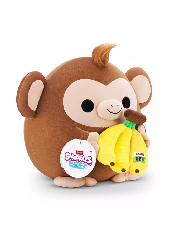 Snackles Series 2 Riko the Monkey with Dole Banana Plush (20.32 cm)