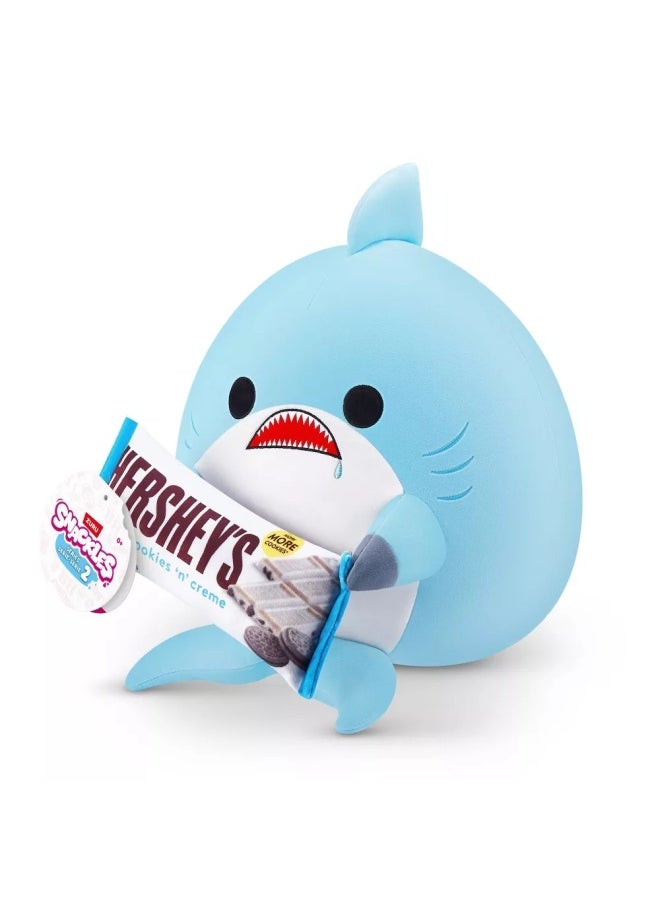 Snackles Series 2 Seth the Shark with Hershey Plush (34.8 cm)