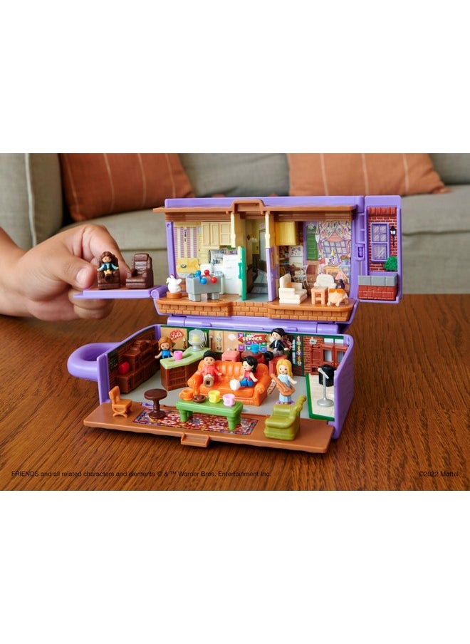 Friends Compact Playset With 6 Character Dolls & 9 Accessories, Coffee Cup Exterior, Collectible Toy