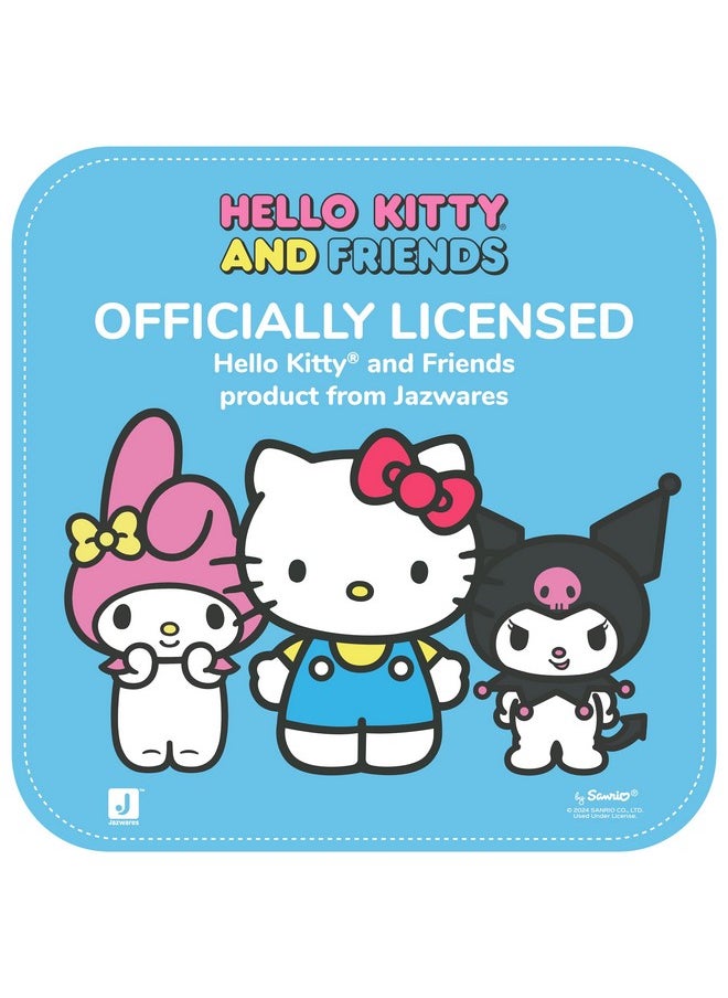 And Friends Series 2, Hello Kitty Red Punks Plush - Officially Licensed Sanrio Product From Jazwares - Ages 6+