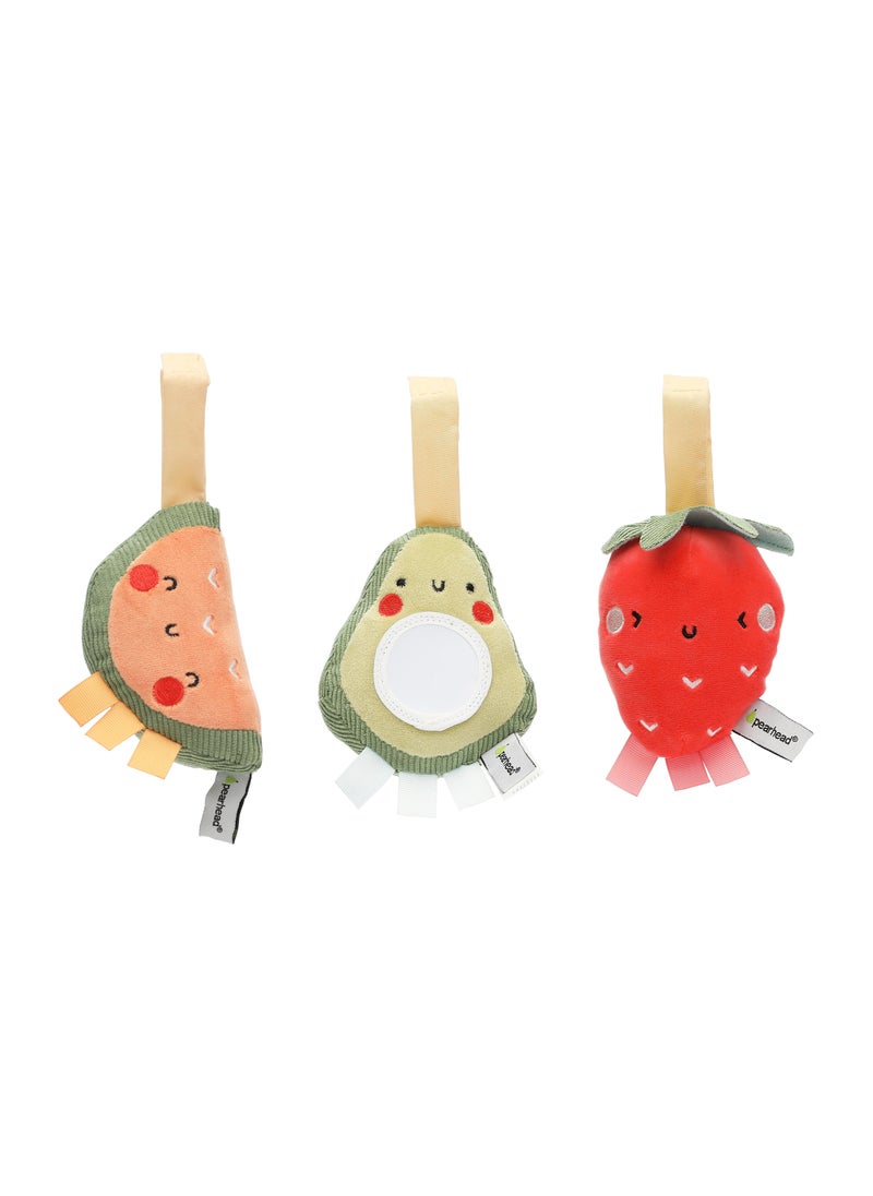 Stroller Toy Set of 3, Fruit