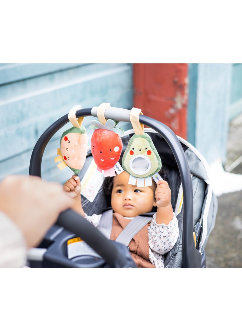 Stroller Toy Set of 3, Fruit