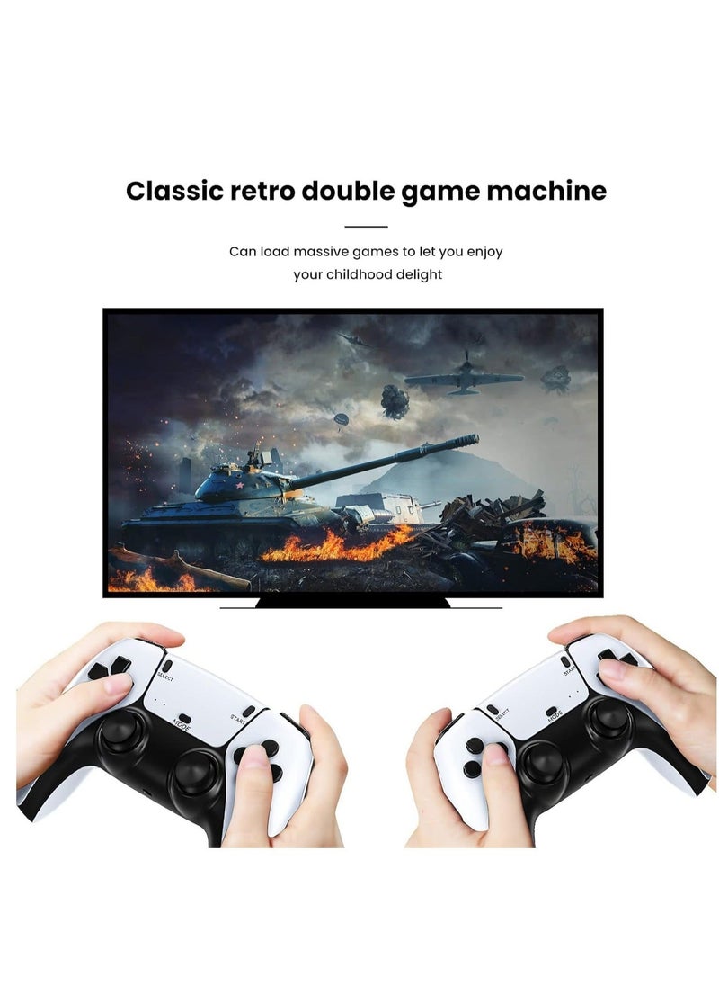 Wireless Retro Game Console Nostalgia Plug and Play Video Game Console 4k,20+ Emulators Console,64GB Built in 20000+ Video Games 2.4G Wireless Controllers