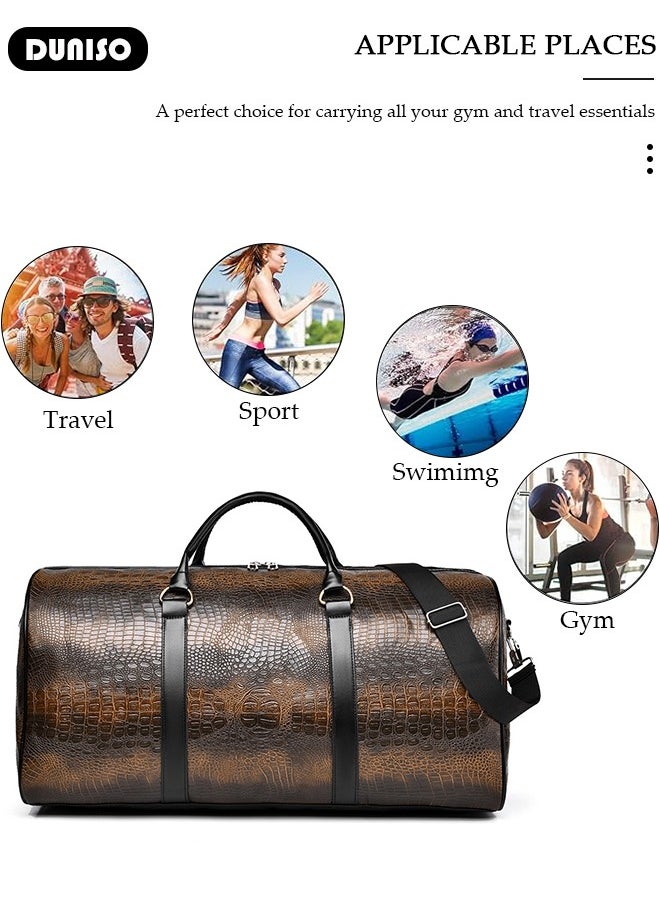 Travel Duffel Bag Luggage Collection Business Travel Suitcase Weekender Overnight Bag Large Carry On Airport Bag for Travel Business Trips Sports Duffel Bag Gym Sports Luggage Bags