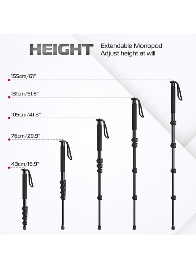 ULANZI TB12 Camera Monopod, 61