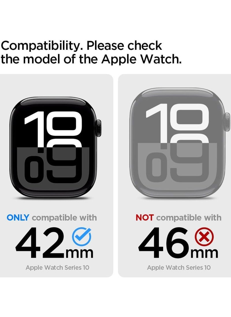 Thin Fit Apple Watch Series 10 (42mm) Case Cover (2024) - Crystal Clear