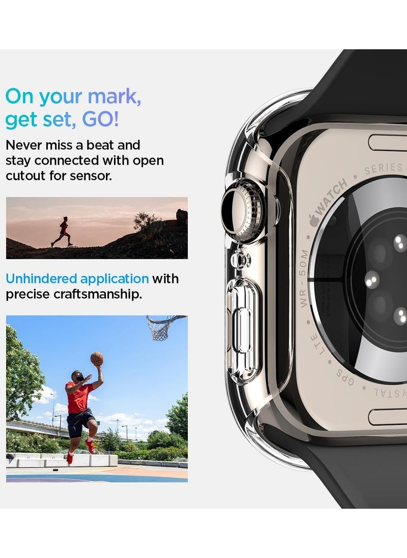 Thin Fit Apple Watch Series 10 (42mm) Case Cover (2024) - Crystal Clear