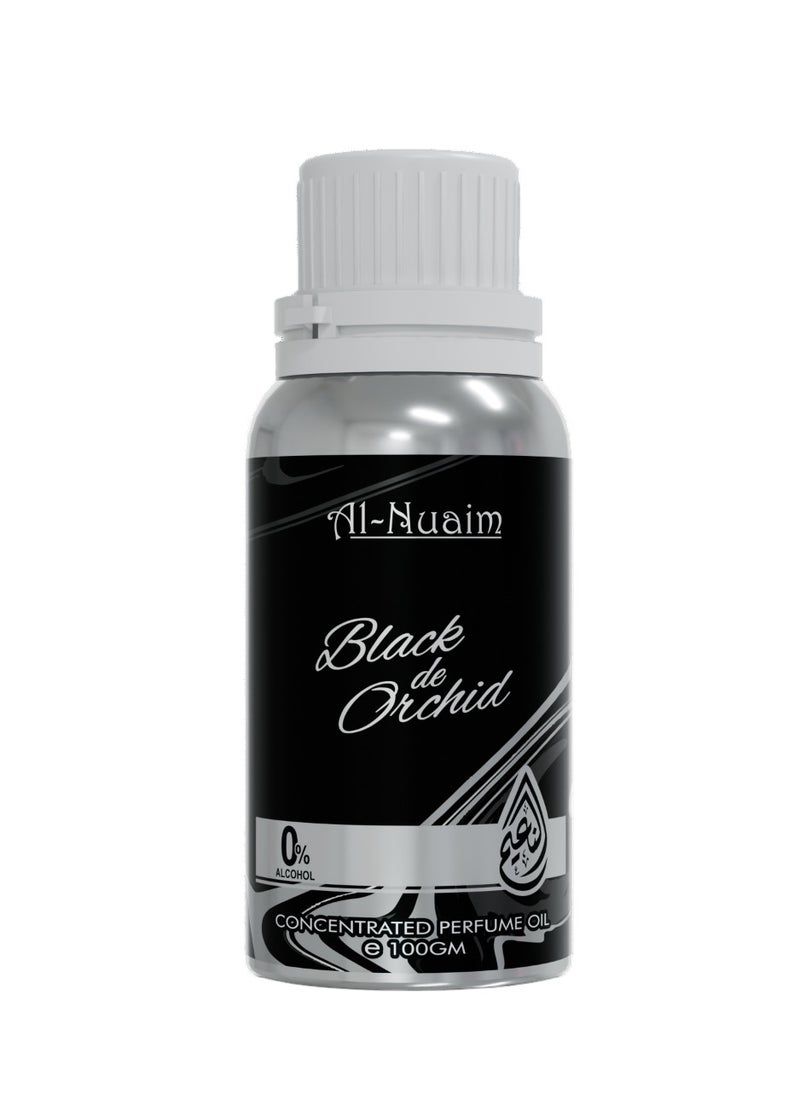 Al-Nuaim Black Orchid Alcohol Free Attar Compound for Men & Women - 100gm | Luxury Fragrance