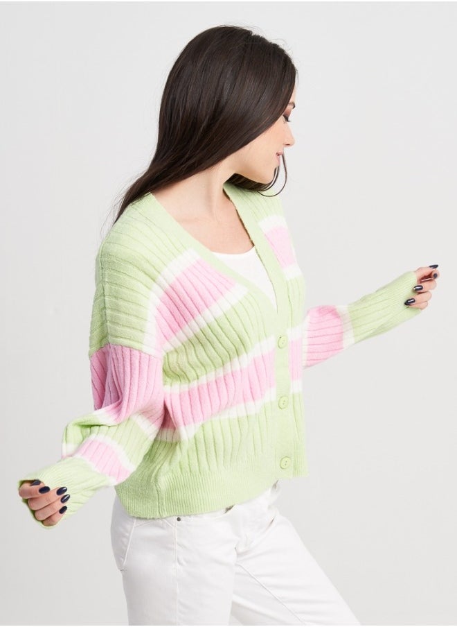 Striped Cardigan