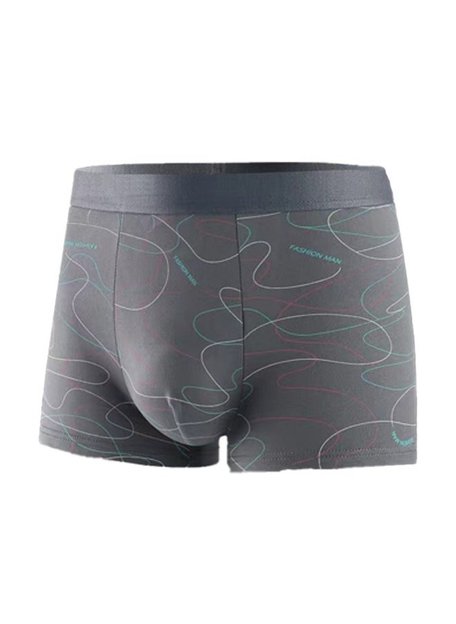 Zeemey 6 Pack Men’s Sort Boxer Briefs & Trunks,Breathable Stretch Cotton Moisture-Wicking Underwear,Modern Fit Low Rise