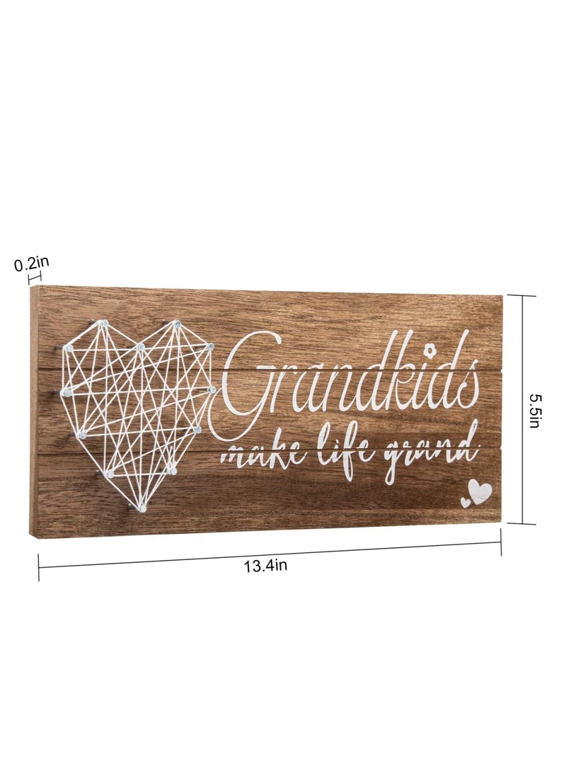 Grandkids Picture Frames Gifts for Grandma Grandpa, Grandkids Photo Frame, Mothers Day Gifts for Grandmother, Grandchildren, Grandkidser Birthday Gifts for Grandparents (13.5 * 5.5 inch)