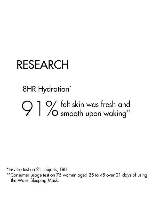- Revitalizing Water Sleeping Mask With Organically Farmed Cornflower & Hyaluronic Acid - Hydrating Night Mask - Awaken, Moisturize, & Plump - Paraben & Silicone-Free - 1.6 Fl. Oz.