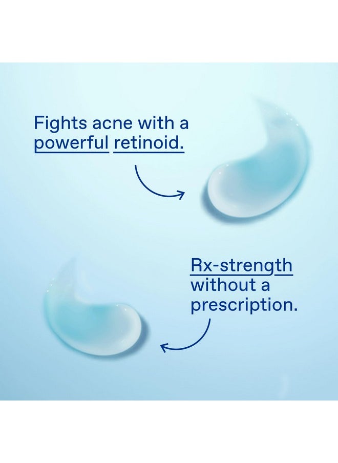 Acne Treatment Gel, 90 Day Supply, Retinoid Treatment For Face With 0.1% Adapalene, Gentle Skin Care For Acne Prone Sensitive Skin, 45G Pump (Packaging May Vary)