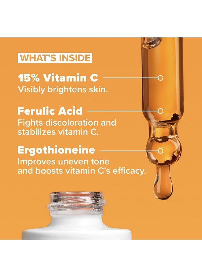 Boost C15 Super Booster, 15% Vitamin C With Vitamin E & Ferulic Acid, Skin Brightening Serum, 0.67 Ounce