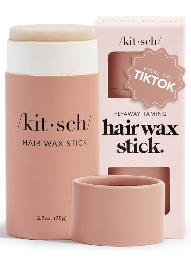 Hair Wax Stick For Women & Men - Hair Slick Back Stick, Anti-Frizz And Fly Away Hair Tamer, No Residue Hair Finishing Stick For Flyaways, All Day Hold Styling Product For Smoothing Hair Strands