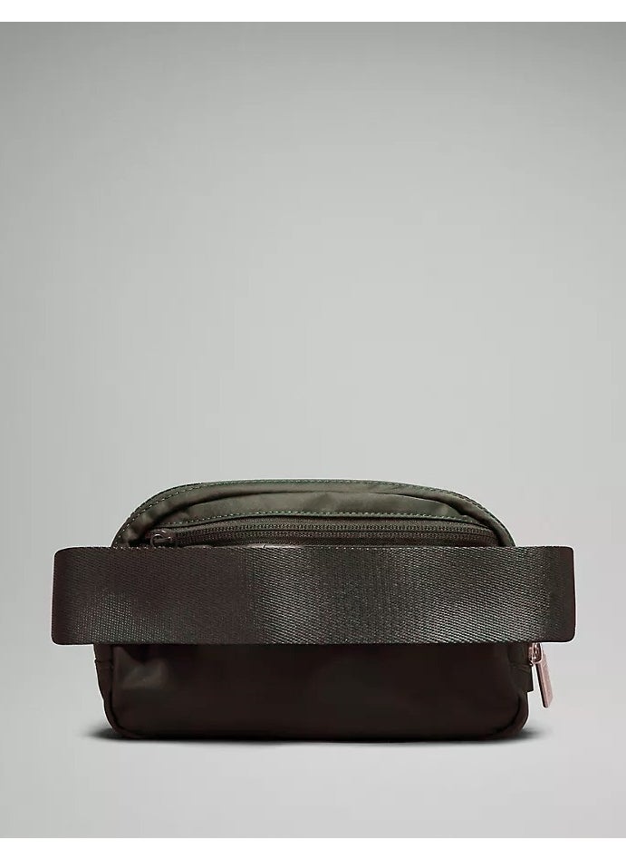 Everywhere Belt Bag, Compact, and Convenient Belly Bag with Zippered Pockets, Easy-Access Exterior Pocket, and Interior Essentials Pocket for On-the-Go Storage, Green