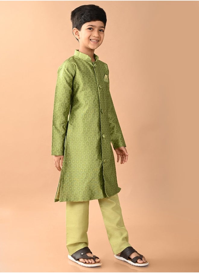 Embossed Kurta Pajama Set