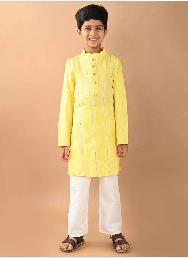 Printed Kurta Pajama Set