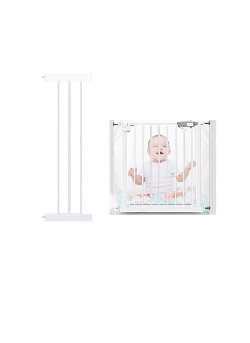 Auto Close Safety Baby Gate, Extra Wide Child Gate,Safety Gate for Doors and Stairs,Safety Door Fence, Stair Gate for Kids Toddlers, Doorway Stairway Guardrail, Kitchen Entrance Barrier for Pet Dog (Gate+20CM Extension)