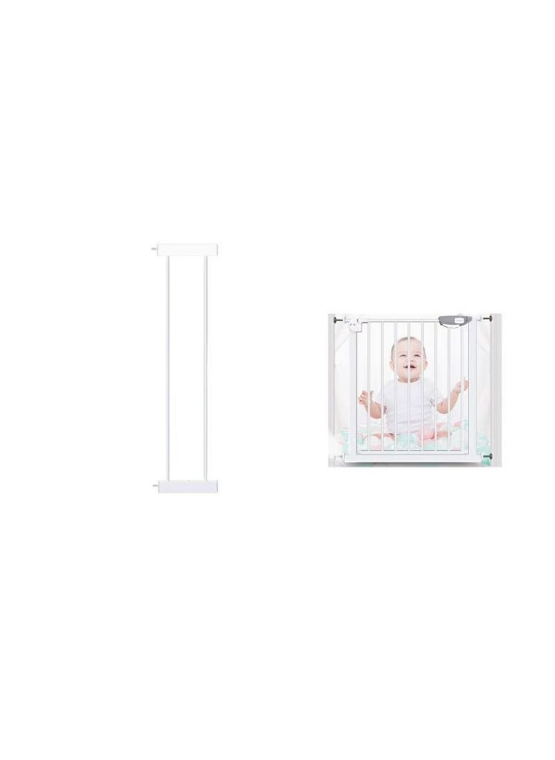 Auto Close Safety Baby Gate, Extra Wide Child Gate,Safety Gate for Doors and Stairs,Safety Door Fence, Stair Gate for Kids Toddlers, Doorway Stairway Guardrail, Kitchen Entrance Barrier for Pet Dog (Gate+10CM Extension)