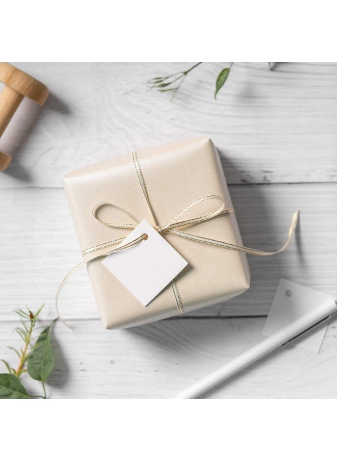 Off White Matte Wrapping Paper - Solid Color Pearly - Lustre Paper, Off White Perfect For Wedding, Birthday, Christmas, Baby Shower -17 Inches X 32.8 Feet