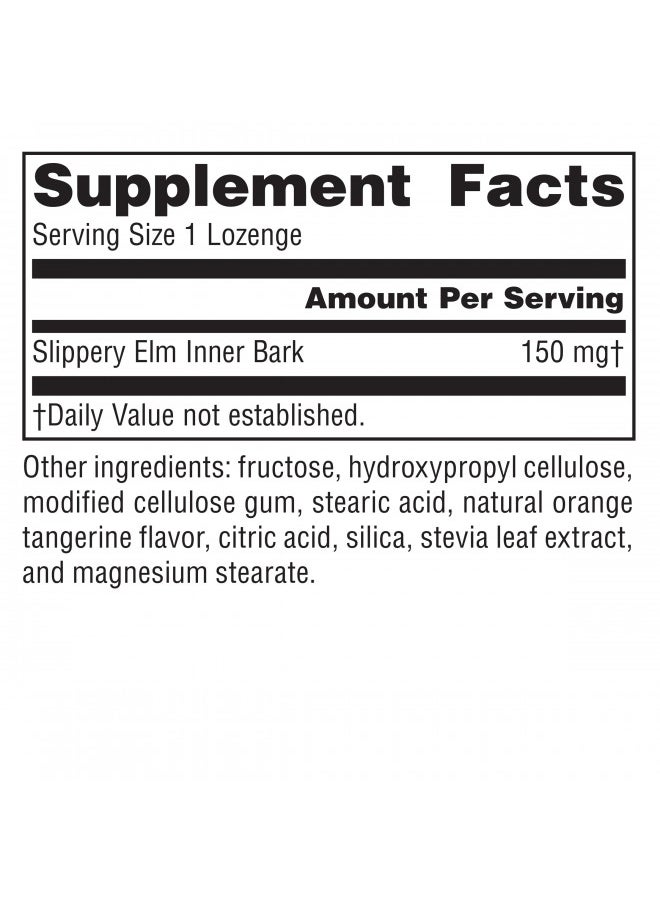 Planetary Herbals Slippery Elm Lozenges, 24 Count