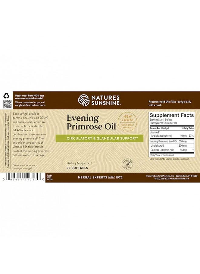 Nature'S Sunshine Evening Primrose Oil Capsules (90)