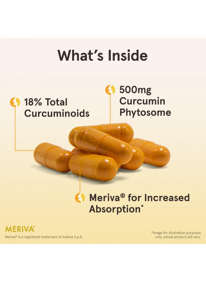 Jarrow Formulas Curcumin Phytosome 500 Mg   60 Veggie Capsules   Formulated With Meriva   Antioxidant Support Supplement   Joint Health & Support   60 Servings