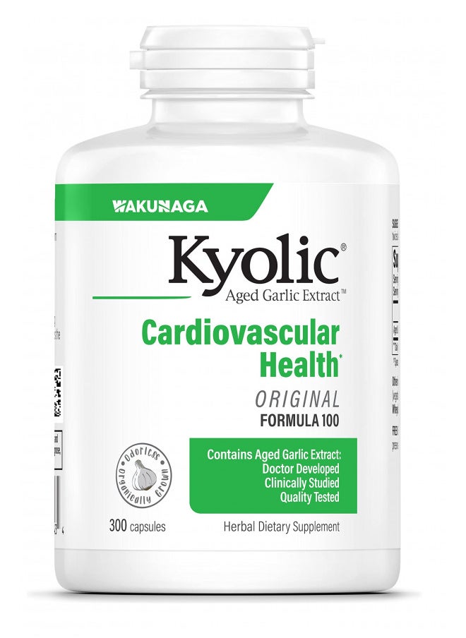 Kyolic Aged Garlic Extract Formula 100, 300 Capsules