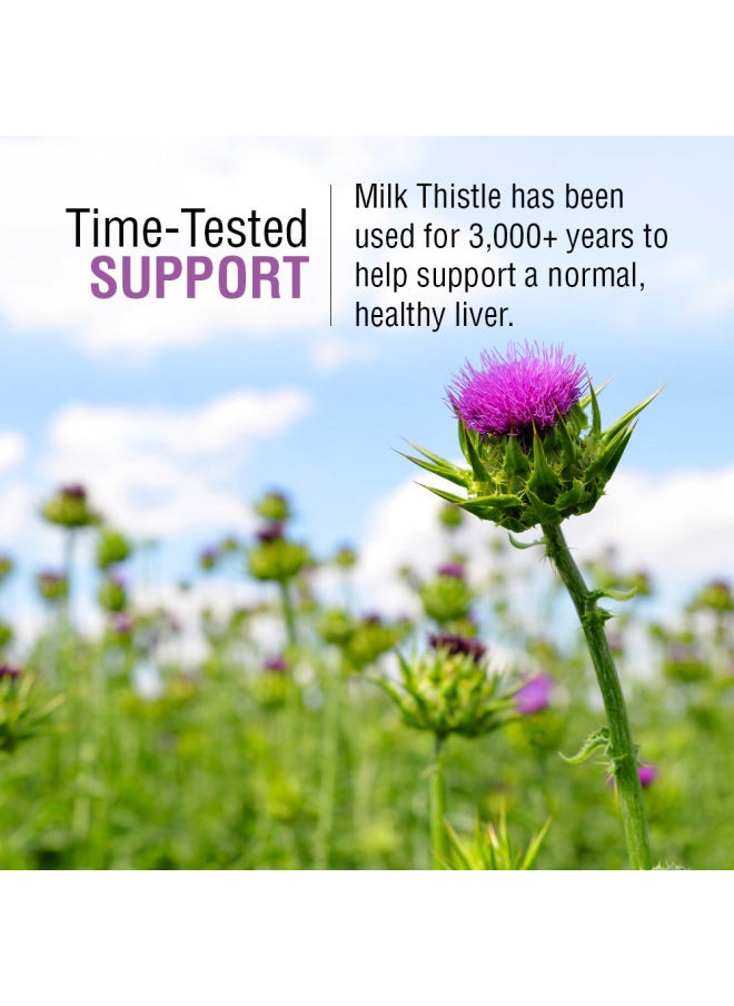 Solaray Milk Thistle Seed Extract 175Mg Antioxidant Intended To Help Support A Normal, Healthy Liver Non Gmo & Vegan