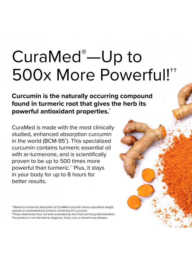 Terry Naturally Curamed 750 Mg Curcumin Complex   30 Softgels   Superior Absorption Bcm 95   Non Gmo, Gluten Free, Halal   30 Servings