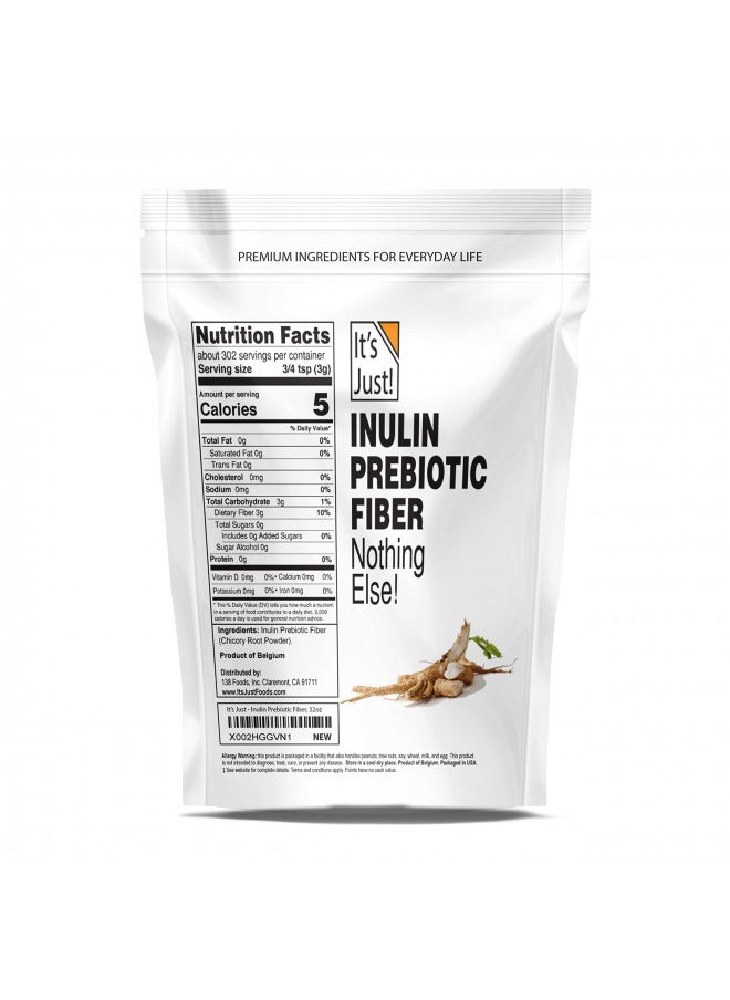 It'S Just!   Inulin Prebiotic Fiber Sweetener, Product ofBelgium, Chicory Root Powder (2 Pound)