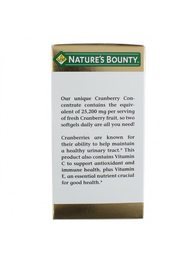 Nature'S Bounty Cranberry Dietary Supplement 60 Soft Gels (Pack of2)