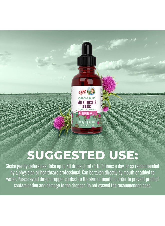 Mary Ruth'S Organic Milk Thistle Seed Liquid Extract, 1 Fz