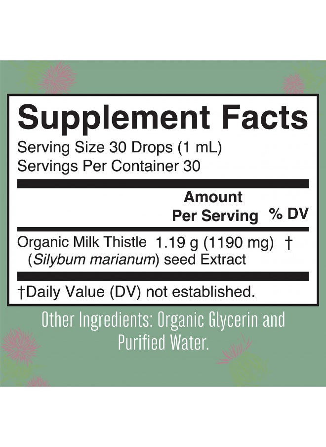 Mary Ruth'S Organic Milk Thistle Seed Liquid Extract, 1 Fz