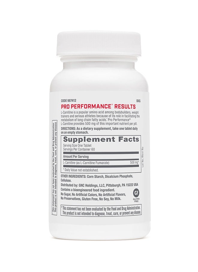 GNC PRO PERFORMANCE L-CARNITINE 500