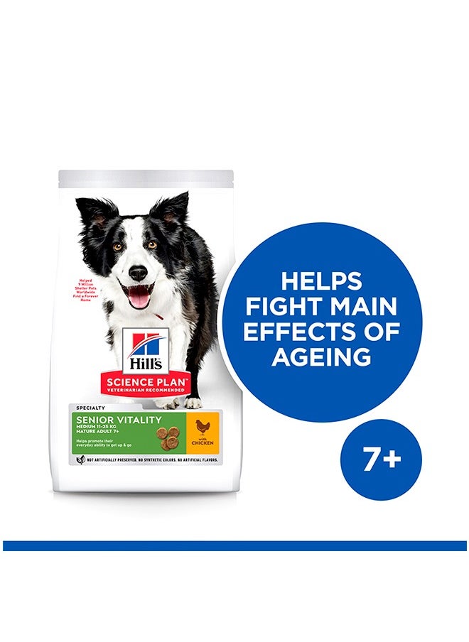 Science Plan Senior Vitality Medium Mature Adult 7+ Dog Food - 14 KG