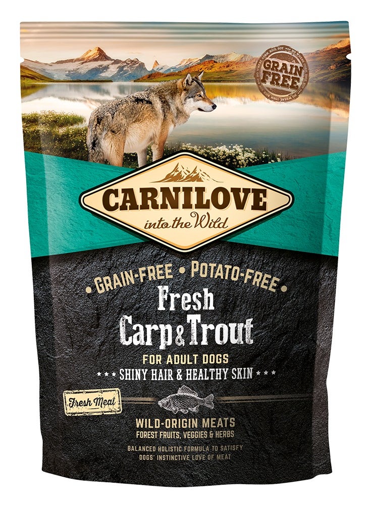 Carnilove, Fresh Carp & Trout For Adult Dogs - 1.5kg