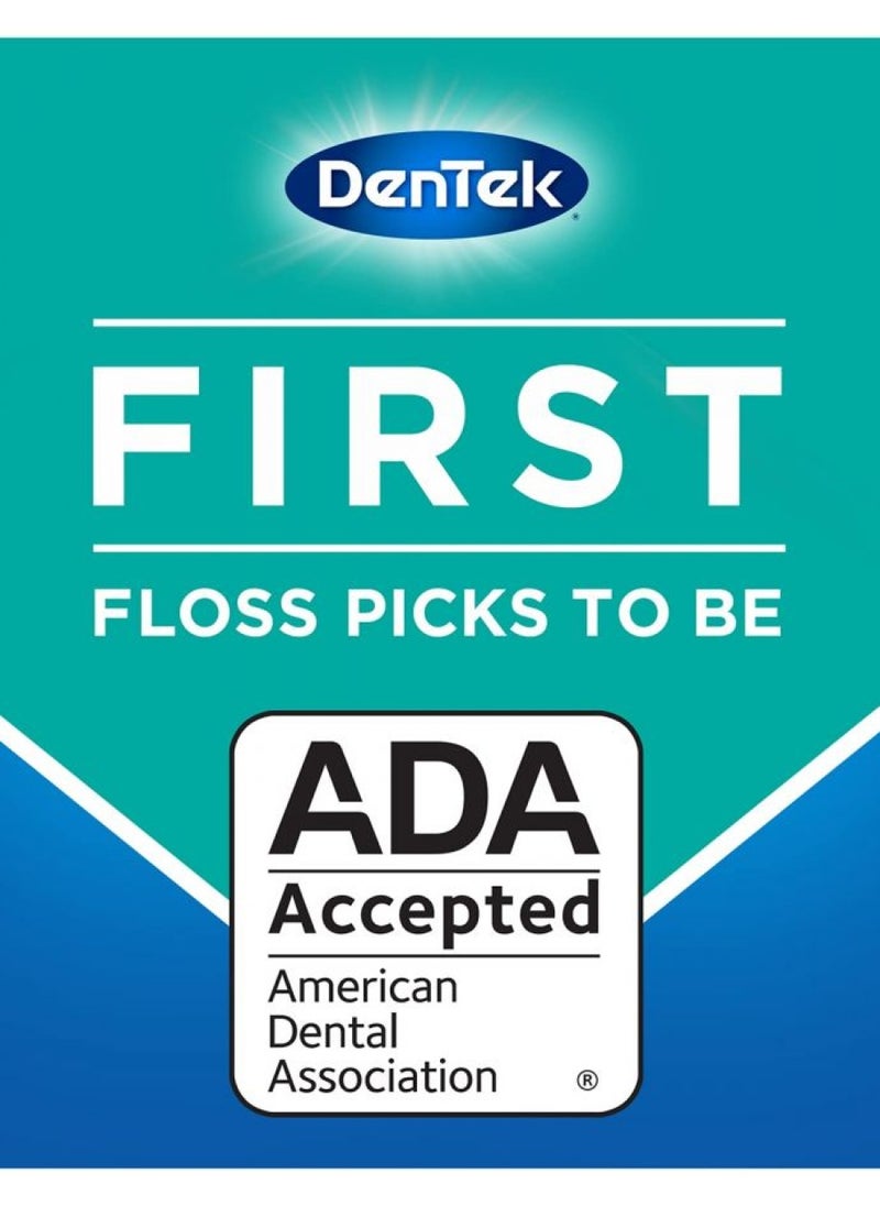 DenTek Comfort Clean Sensitive Gums Floss Picks, 75 Count (pack of 6)