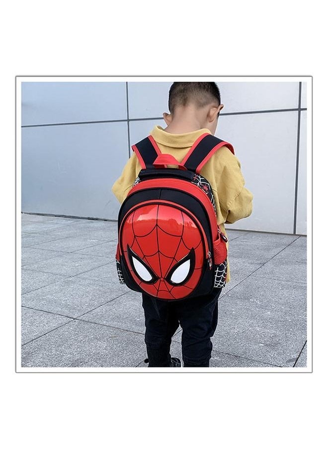 Kids Spiderman Printed Backpack Red/Black-30*23*10cm-Toddler School Backpack 3D Comic Schoolbag Waterproof Lightweight Backpack for Elementary Student Schoolbag Kids