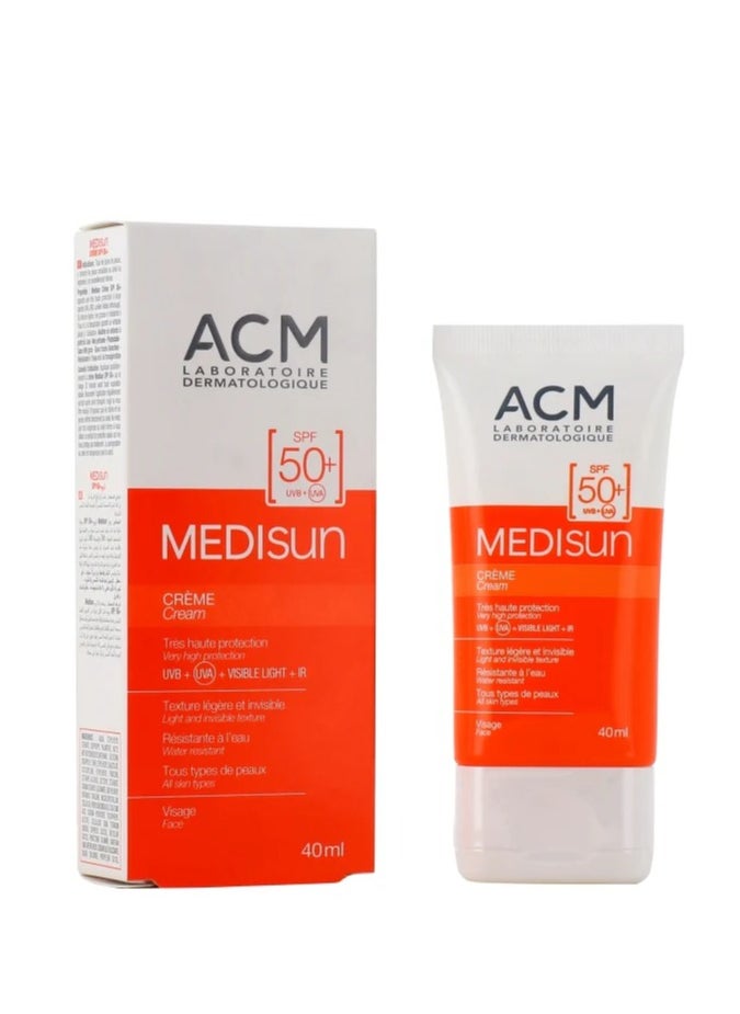 Medisun Cream SPF 50 UVA UVB Face Sunscreen Sun Protection 40 ml