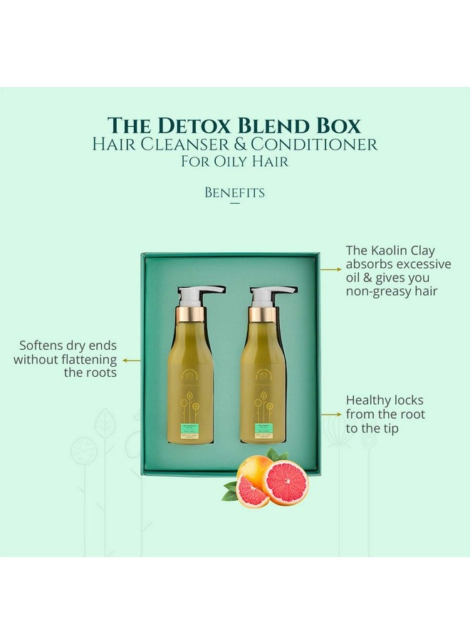 Detox Blend Gift Box, 200 Ml (Pack Of 2), For Replenishing Oily Hair